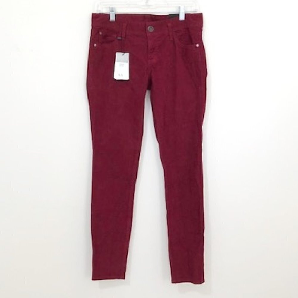 Armani Exchange A|X Low Rise Super Skinny J22 Legging Beet